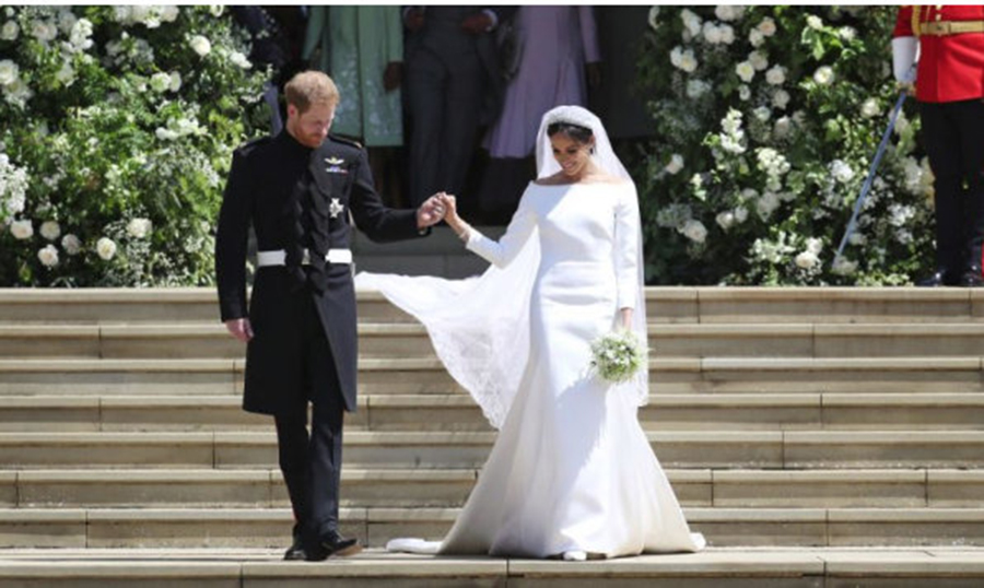 Casa regală britanică a emis fotografiile oficiale de la nunta Prințului Harry cu Meghan Markle