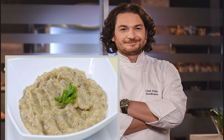 Chef Florin Dumitrescu dezvăluie secretul celei mai bune salate de vinete