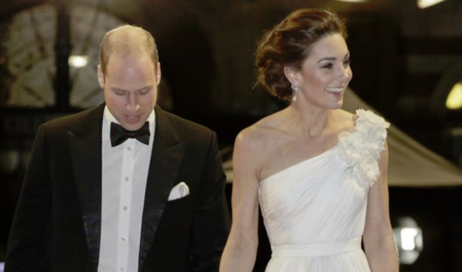 Cum a apărut Kate Middleton la Premiile Bafta! Ducesa a purtat cerceii Prințesei Diana