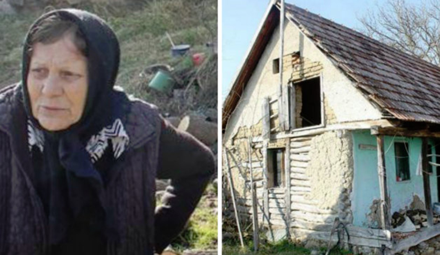 Aici trăiește Tanti Leana, singură la 75 de ani, într-o casă dărăpănată, fără geamuri… Doi tineri i-au aflat povestea și au hotărât să-i repare locuința