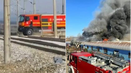 Panica in Romania: un vagon...