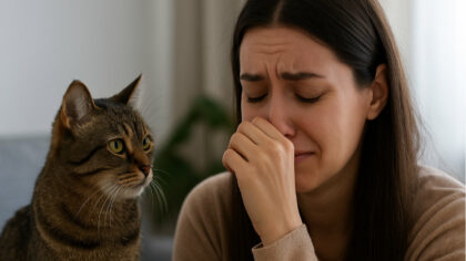 Pisicile pot simti tristetea stapanului....