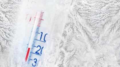 Un ciclon polar din Siberia...