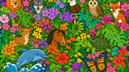 10 animale sunt ascunse in...