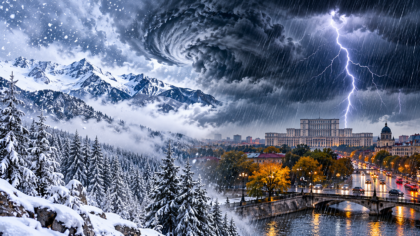 Alerta meteo in Romania! Ciclonul...